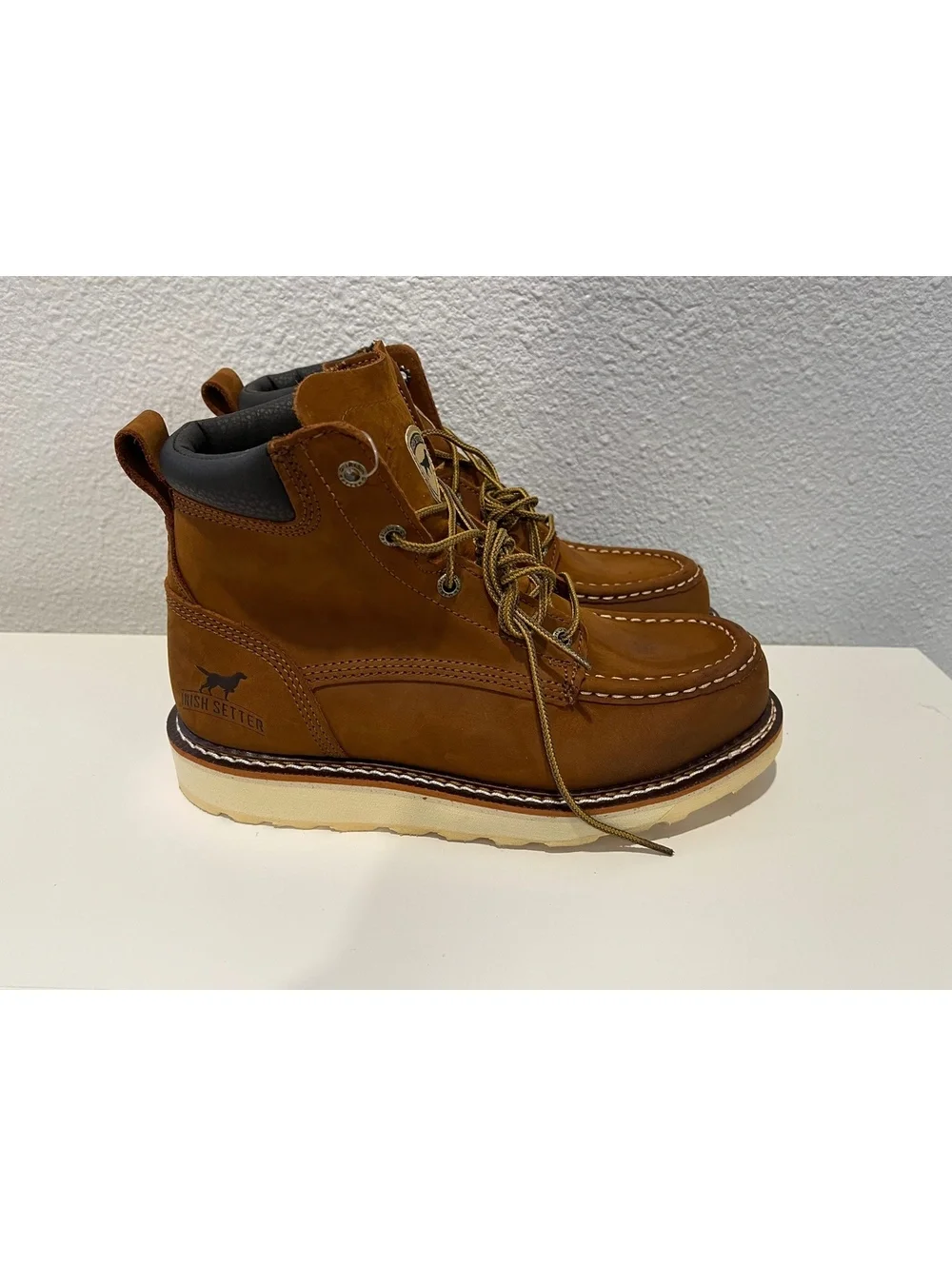 Irish Setter Classic Brown Leather Work Boots Size 8.5